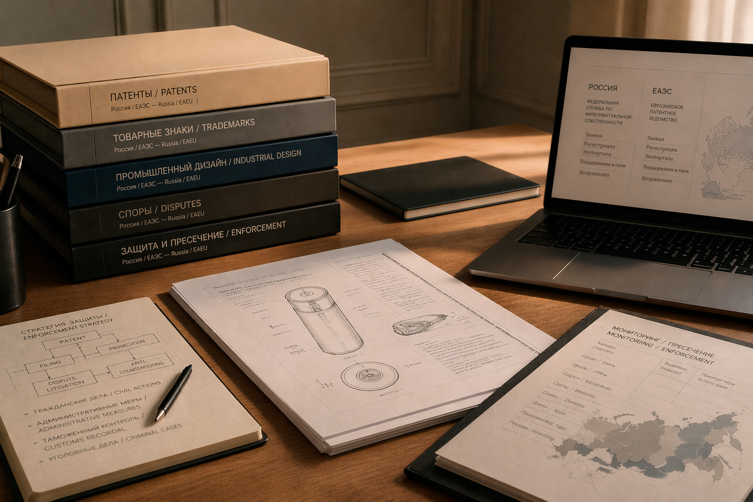 Trademark application documents for Russia